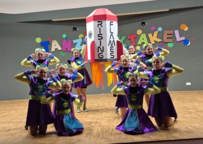 Tanzspektakel 2025 Kindertanzgruppe Rising Flames